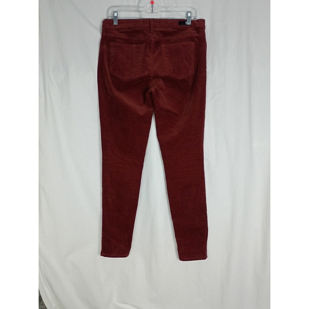 Kut From The Kloth Womens Size 8 Burgundy Corduroy Mia Toothpick Skinny - Picture 2 of 11